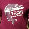 Fiiish Tricou Burgundy - Pike - imagine 2